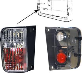 Van Wezel 4395929 - Aizmugurējais lukturis www.autospares.lv