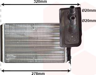 Van Wezel 43006099 - Siltummainis, Salona apsilde www.autospares.lv