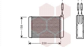 Van Wezel 43006090 - Siltummainis, Salona apsilde www.autospares.lv