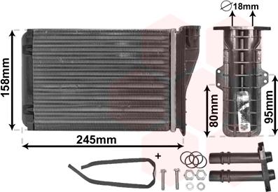 Van Wezel 43006249 - Siltummainis, Salona apsilde www.autospares.lv