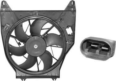 Van Wezel 4310747 - Ventilators, Motora dzesēšanas sistēma www.autospares.lv