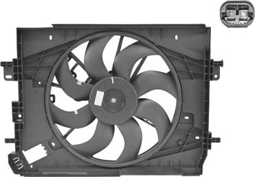 Van Wezel 4373746 - Ventilators, Motora dzesēšanas sistēma www.autospares.lv