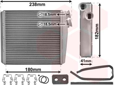 Van Wezel 59006163 - Siltummainis, Salona apsilde www.autospares.lv