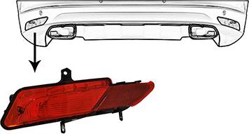 Van Wezel 5925929 - Aizm. miglas lukturi www.autospares.lv