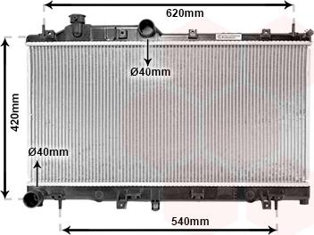 Van Wezel 51002065 - Radiators, Motora dzesēšanas sistēma www.autospares.lv