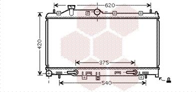 Van Wezel 51002066 - Radiators, Motora dzesēšanas sistēma www.autospares.lv