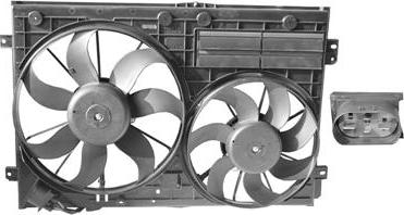 Van Wezel 5894749 - Ventilators, Motora dzesēšanas sistēma www.autospares.lv