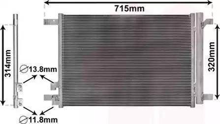 KOYORAD CD450921 - Kondensators, Gaisa kond. sistēma www.autospares.lv