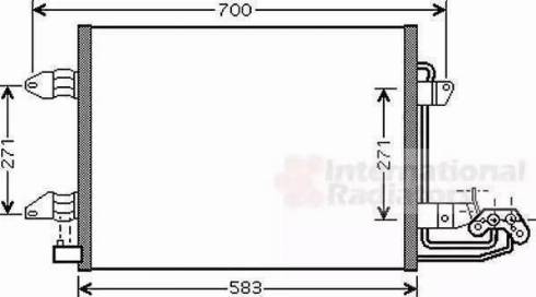 Parts-Mall PXNCX-071T - Kondensators, Gaisa kond. sistēma www.autospares.lv