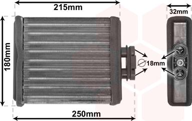 Van Wezel 58006196 - Siltummainis, Salona apsilde www.autospares.lv