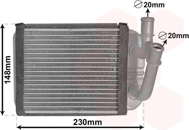 Van Wezel 58006381 - Siltummainis, Salona apsilde autospares.lv