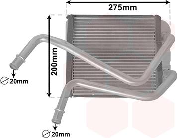 Van Wezel 58006378 - Siltummainis, Salona apsilde autospares.lv