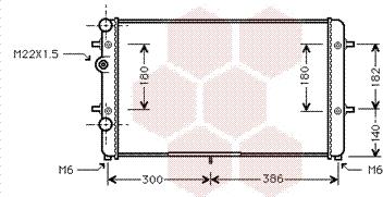 Van Wezel 58002179 - Radiators, Motora dzesēšanas sistēma www.autospares.lv