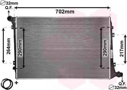 TEMPEST TP.15.65.291A - Radiators, Motora dzesēšanas sistēma www.autospares.lv