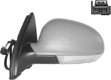 Van Wezel 5886817 - Ārējais atpakaļskata spogulis www.autospares.lv