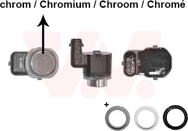 Van Wezel 5839880V - Датчик, система помощи при парковке www.autospares.lv