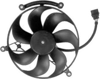 Van Wezel 5825744 - Ventilators, Motora dzesēšanas sistēma www.autospares.lv