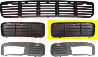 Van Wezel 5826591 - Ventilation Grille, bumper www.autospares.lv