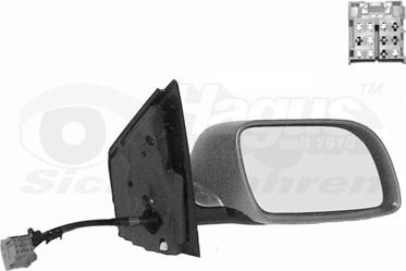 Van Wezel 5827808 - Ārējais atpakaļskata spogulis www.autospares.lv