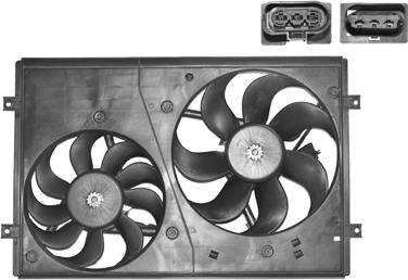 Van Wezel 5827748 - Ventilators, Motora dzesēšanas sistēma www.autospares.lv