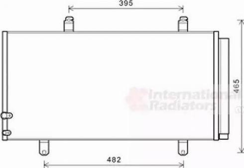 KOYORAD CD010392 - Kondensators, Gaisa kond. sistēma www.autospares.lv