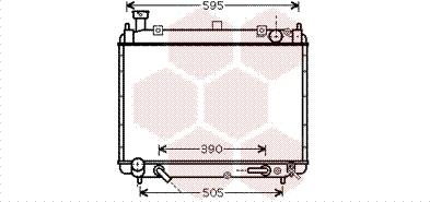 Van Wezel 53002340 - Radiators, Motora dzesēšanas sistēma www.autospares.lv