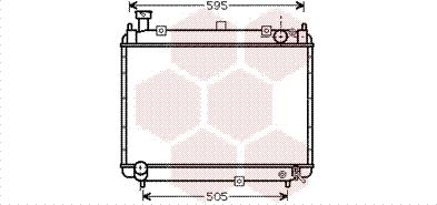 Van Wezel 53002233 - Radiators, Motora dzesēšanas sistēma www.autospares.lv