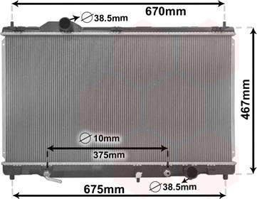 Van Wezel 53002701 - Radiators, Motora dzesēšanas sistēma www.autospares.lv