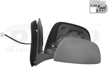 Van Wezel 5263807 - Outside Mirror www.autospares.lv