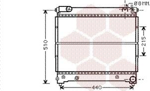 Van Wezel 52002074 - Radiators, Motora dzesēšanas sistēma www.autospares.lv