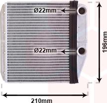 Van Wezel 09006314 - Siltummainis, Salona apsilde www.autospares.lv