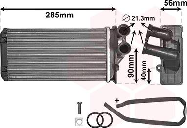 Van Wezel 09006239 - Siltummainis, Salona apsilde www.autospares.lv