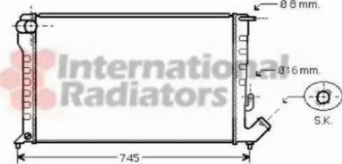 Ava Quality Cooling CN 2153 - Radiators, Motora dzesēšanas sistēma www.autospares.lv