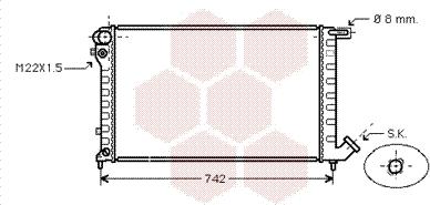 Van Wezel 09002145 - Radiators, Motora dzesēšanas sistēma www.autospares.lv