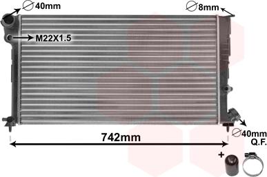 Van Wezel 09002137 - Radiators, Motora dzesēšanas sistēma www.autospares.lv