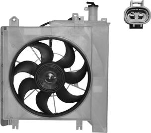 Van Wezel 0910746 - Ventilators, Motora dzesēšanas sistēma autospares.lv