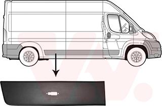 Van Wezel 0982418 - Apdare / Aizsarguzlika, Sānu siena www.autospares.lv