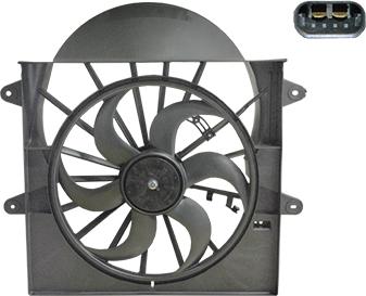 Van Wezel 0515746 - Ventilators, Motora dzesēšanas sistēma www.autospares.lv