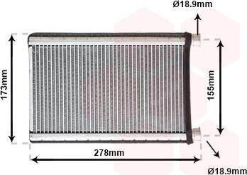 Van Wezel 06006344 - Siltummainis, Salona apsilde www.autospares.lv