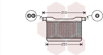 Van Wezel 06006382 - Siltummainis, Salona apsilde www.autospares.lv