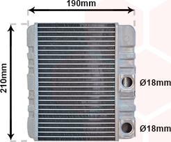 Van Wezel 06006211 - Siltummainis, Salona apsilde www.autospares.lv