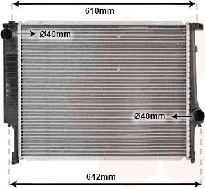 Van Wezel 06002096 - Radiators, Motora dzesēšanas sistēma www.autospares.lv