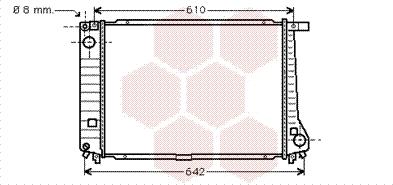 Van Wezel 06002179 - Radiators, Motora dzesēšanas sistēma www.autospares.lv