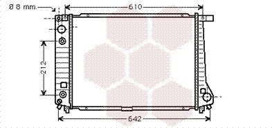 Van Wezel 06002126 - Radiators, Motora dzesēšanas sistēma www.autospares.lv