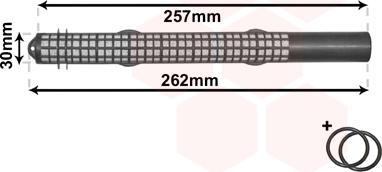 Van Wezel 0600D298 - Sausinātājs, Kondicionieris www.autospares.lv