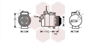 Van Wezel 0600K389 - Kompresors, Gaisa kond. sistēma www.autospares.lv