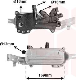 Van Wezel 06013710 - Eļļas radiators, Automātiskā pārnesumkārba www.autospares.lv