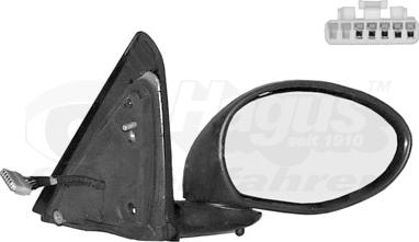 Van Wezel 0147818 - Ārējais atpakaļskata spogulis www.autospares.lv