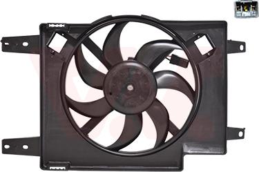 Van Wezel 0166746 - Ventilators, Motora dzesēšanas sistēma www.autospares.lv