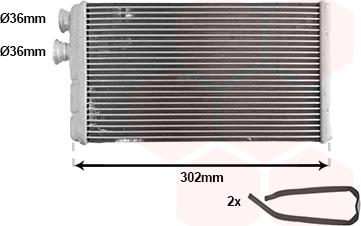 Van Wezel 03016701 - Siltummainis, Salona apsilde www.autospares.lv